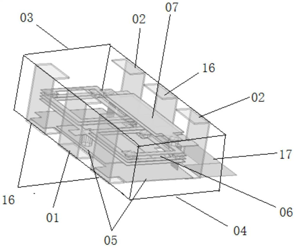 A laminated chip power distribution module and its manufacturing method