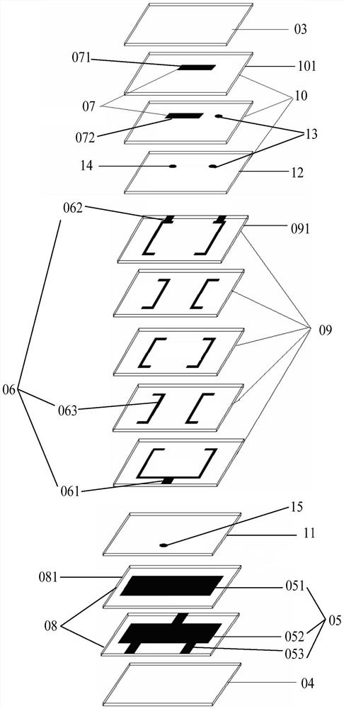 A laminated chip power distribution module and its manufacturing method