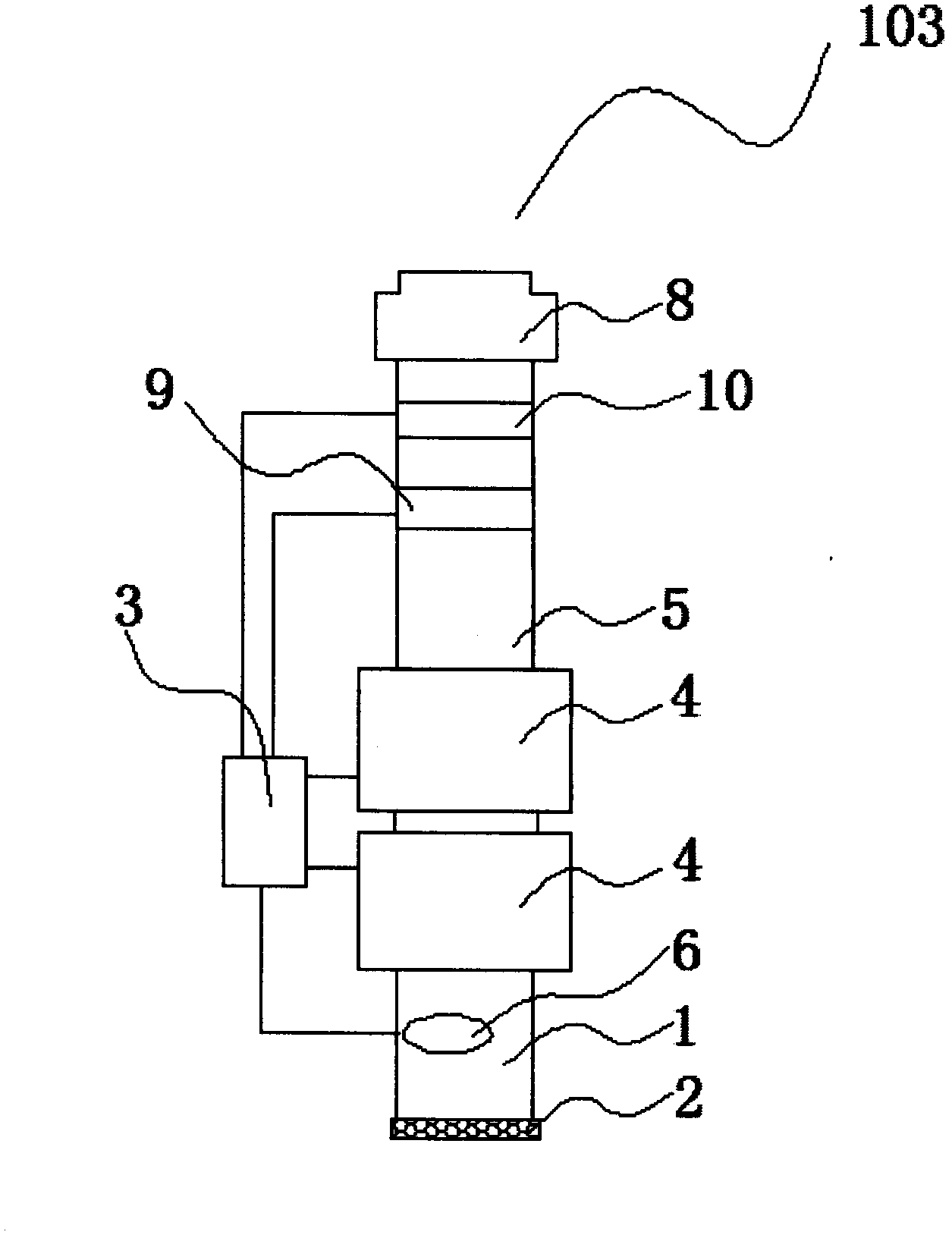 Flue gas dust-removal mercury-removal desulfurizing system