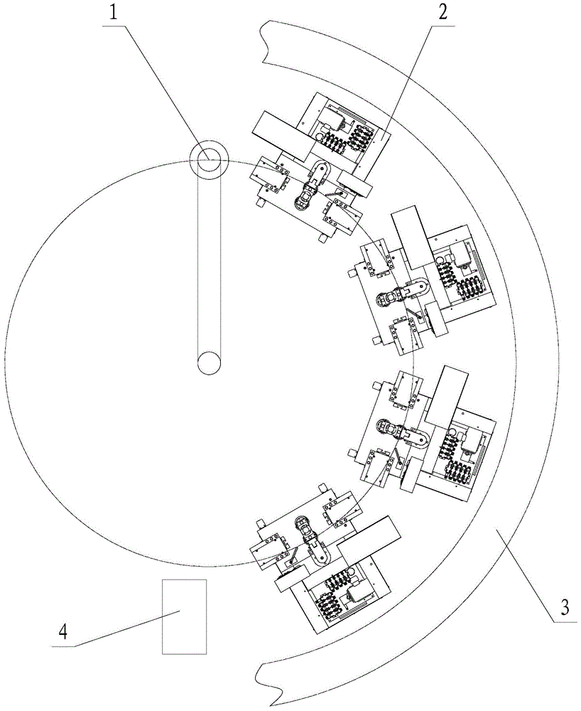 Piston gravity casting machine