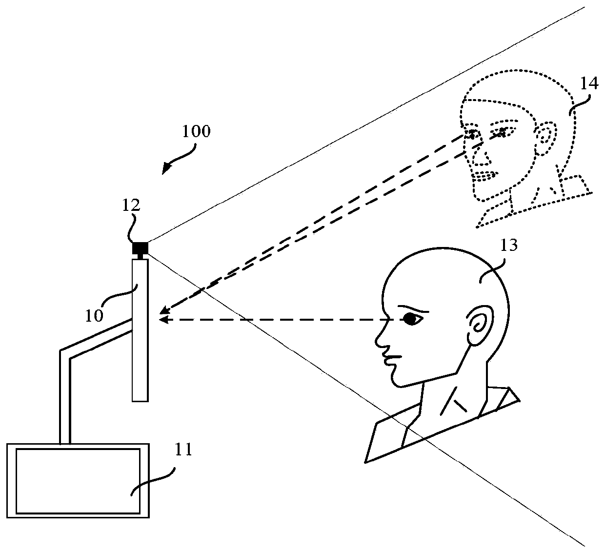 Method and system for realizing information security display