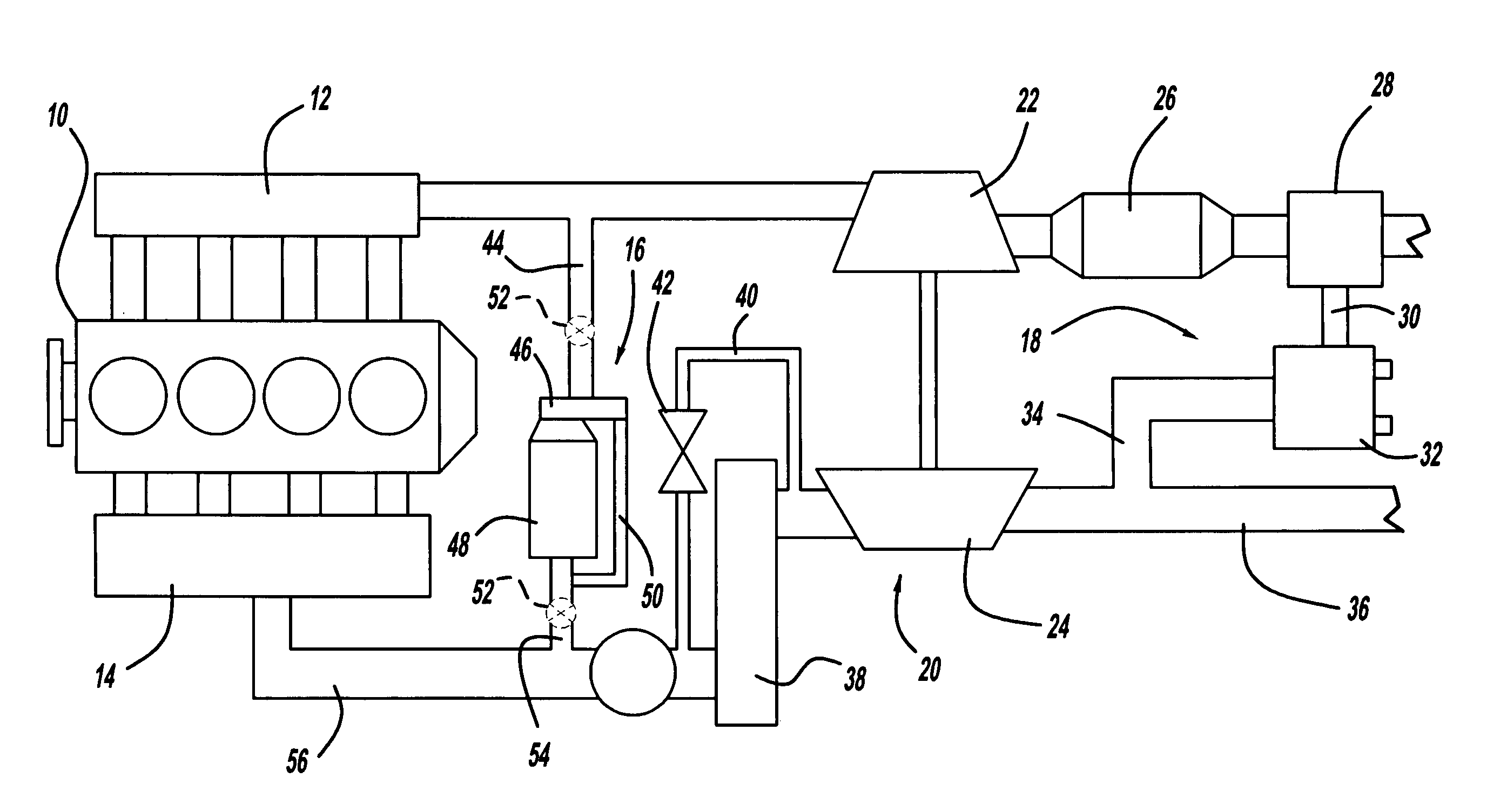 Combined EGR valve and cooler by-pass