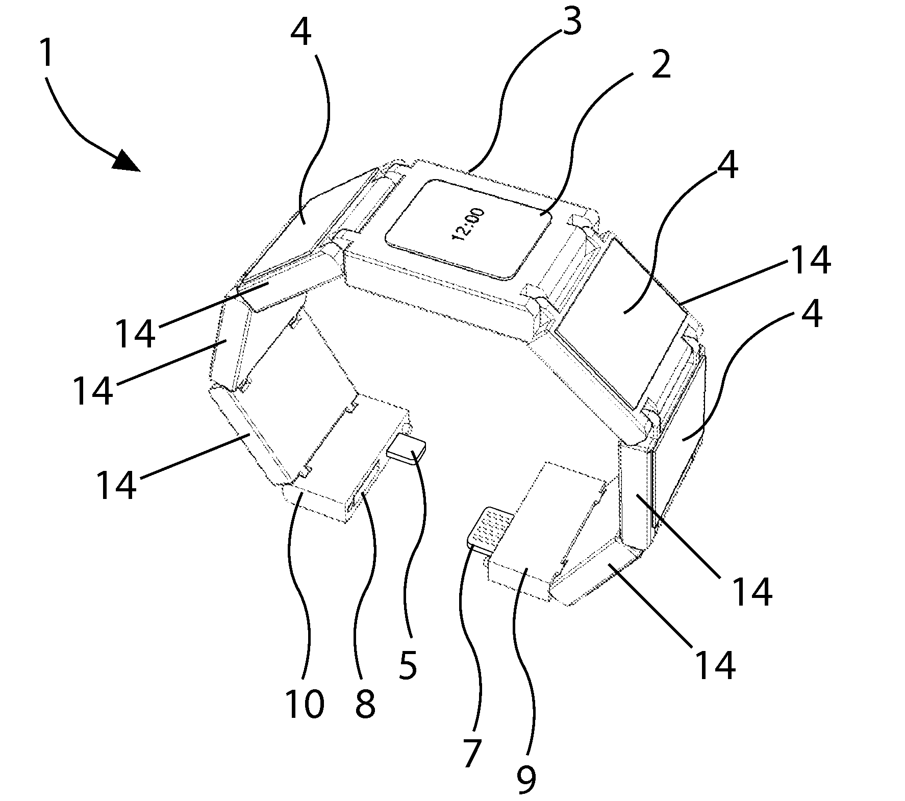 Flexible Wrist-Worn Recharging Device