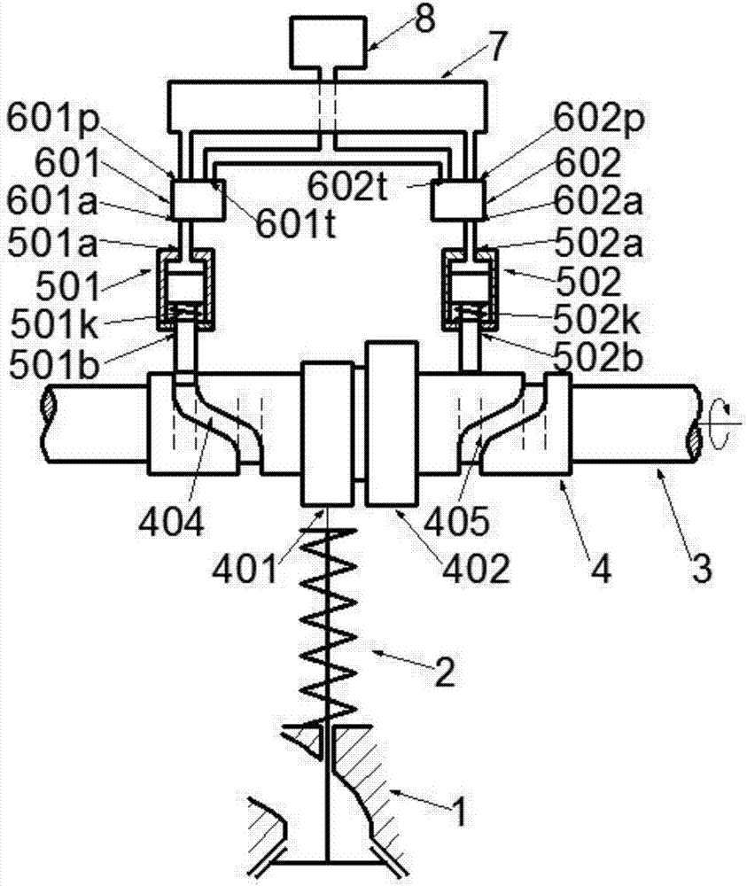 Intensive type hydraulic axial mobile two-phase variable valve driving system and control method thereof