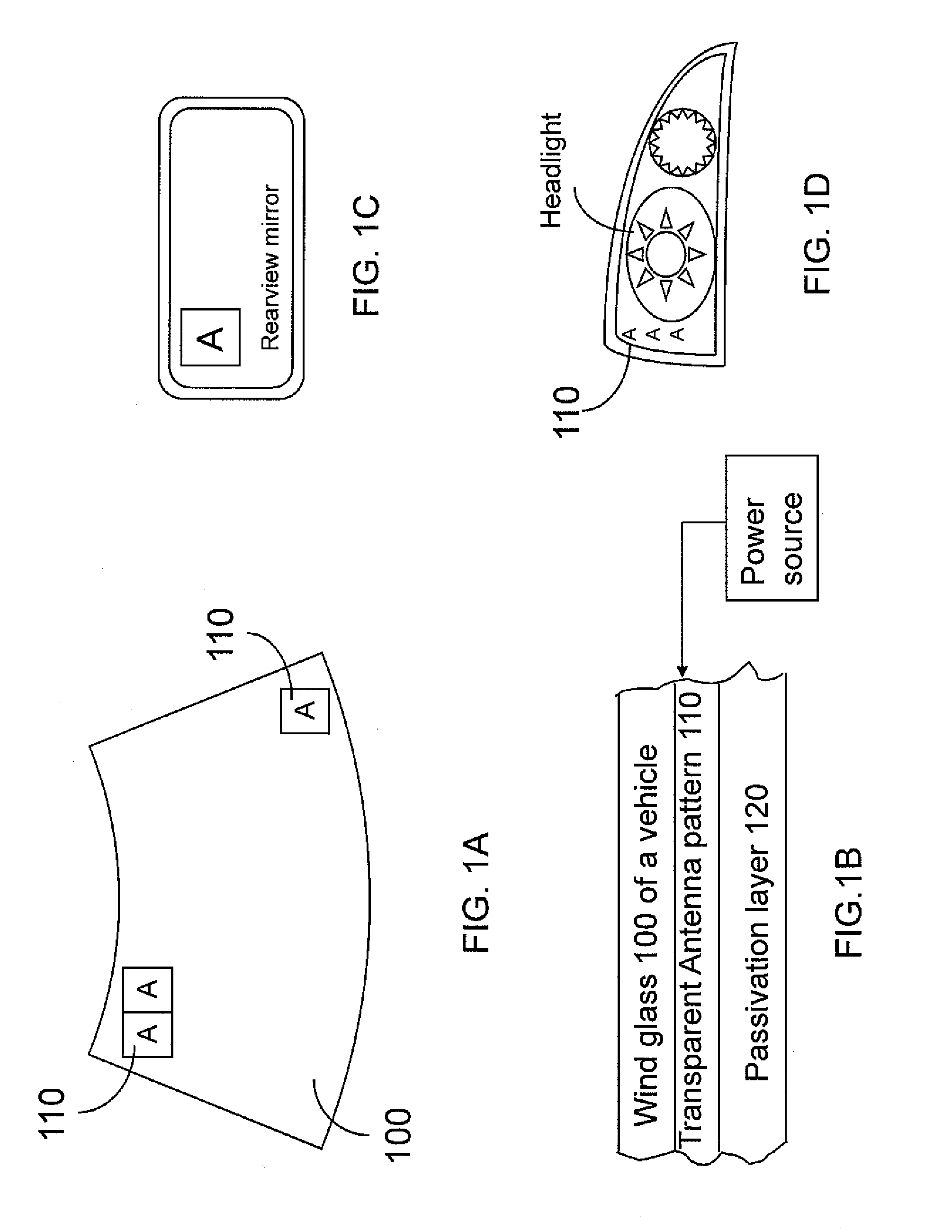 Thin film multi-band antenna