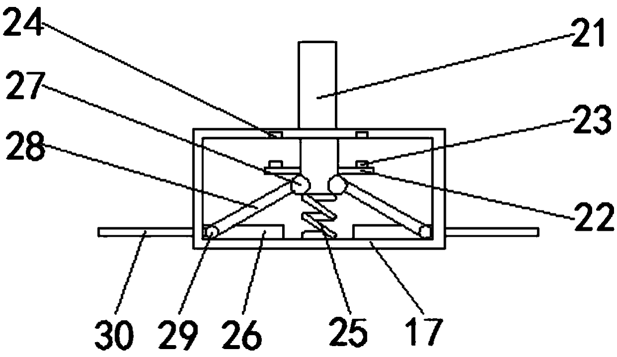 Conveniently used display screen mounting bracket