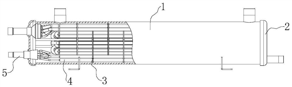 Shell and tube heat exchanger