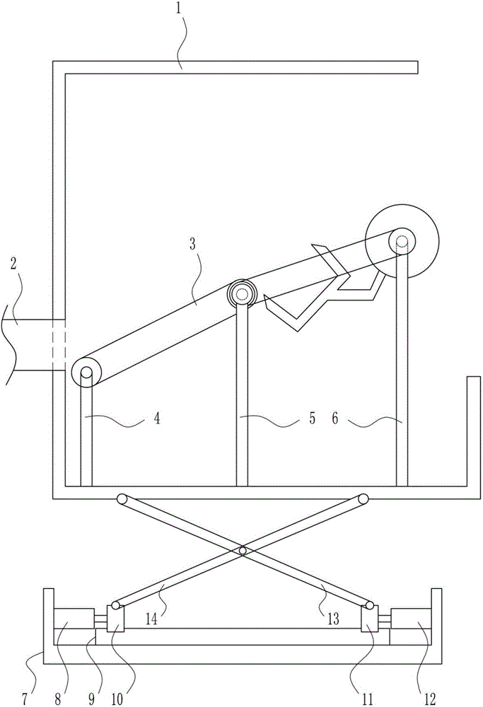 Cement transportation device for high-altitude operation