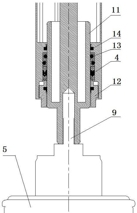 Aging and insulation testing device for vacuum arc-extinguishing chamber