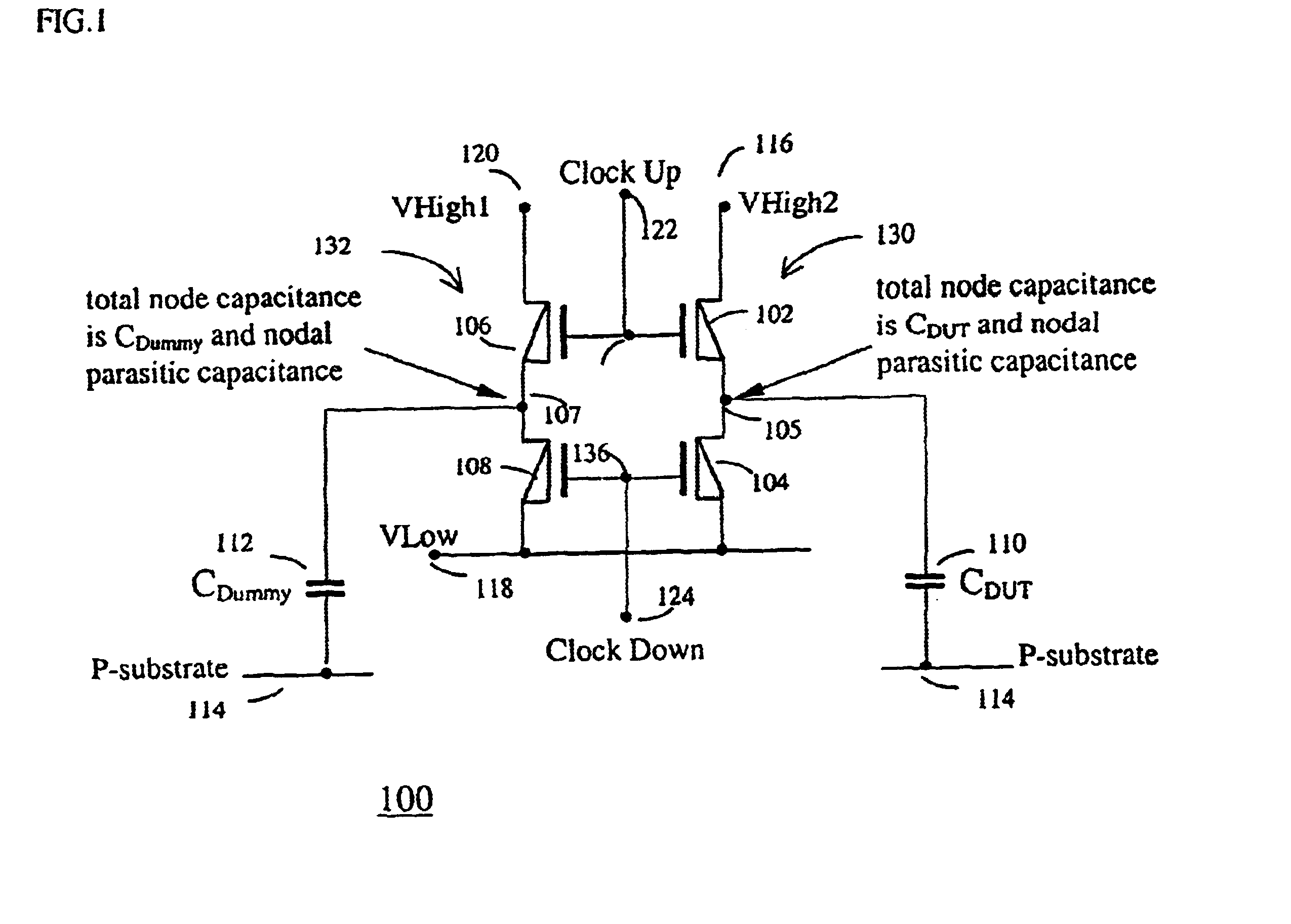 Clocked based method and devices for measuring voltage-variable capacitances and other on-chip parameters