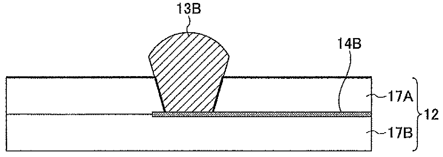 Multilayered Circuit Board for Connection to Bumps