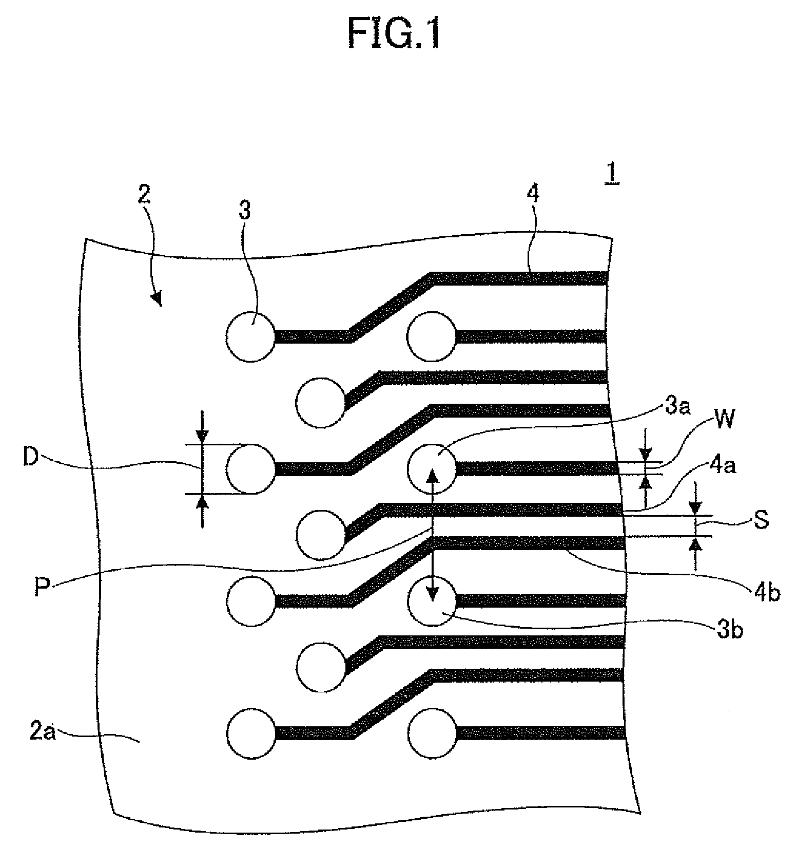 Multilayered Circuit Board for Connection to Bumps