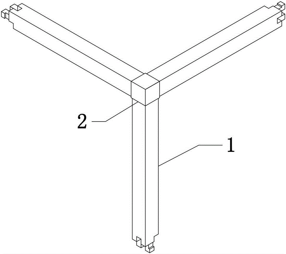 Connecting structure for mortise-tenon connecting components and rolled-groove leaf-spring corner protector