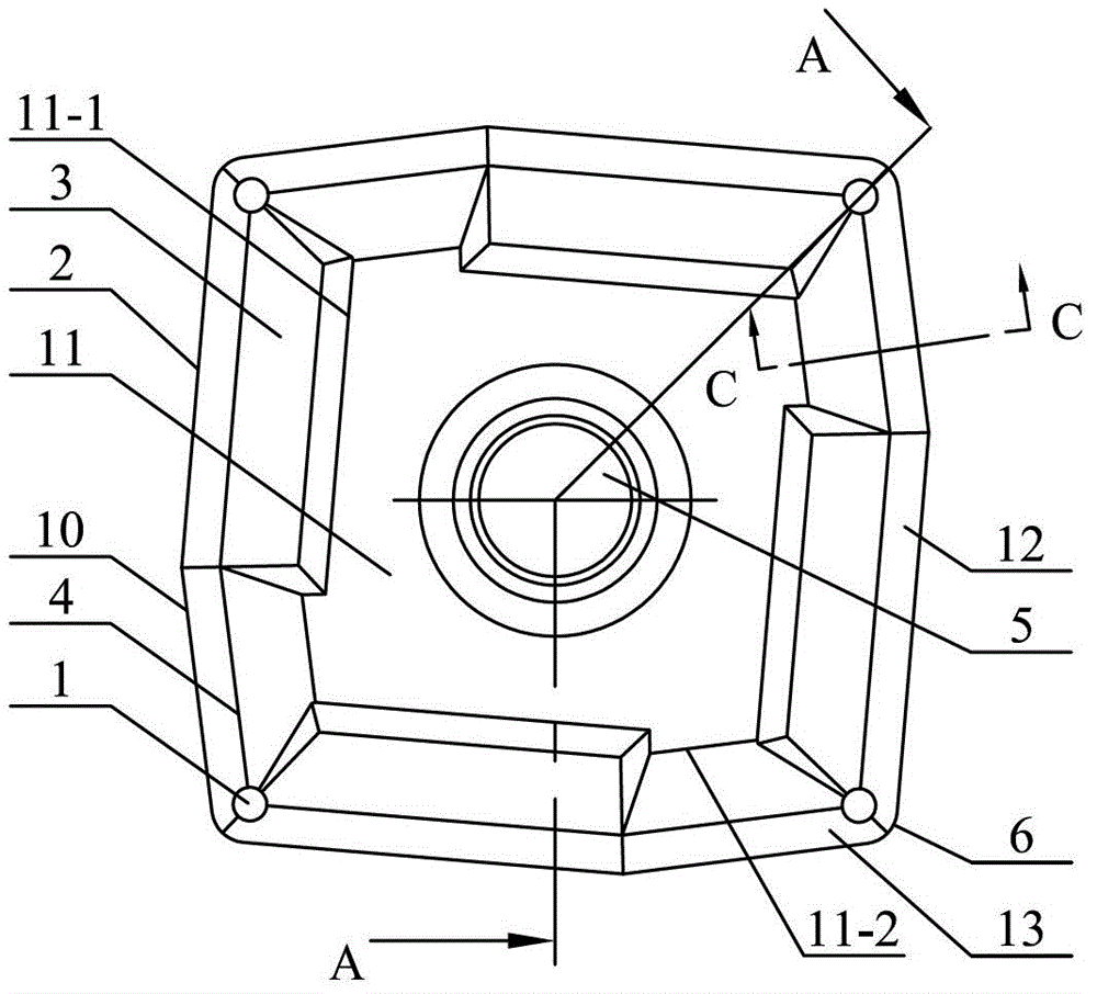 Turn-mill compound zigzag inserts for heavy-duty machining