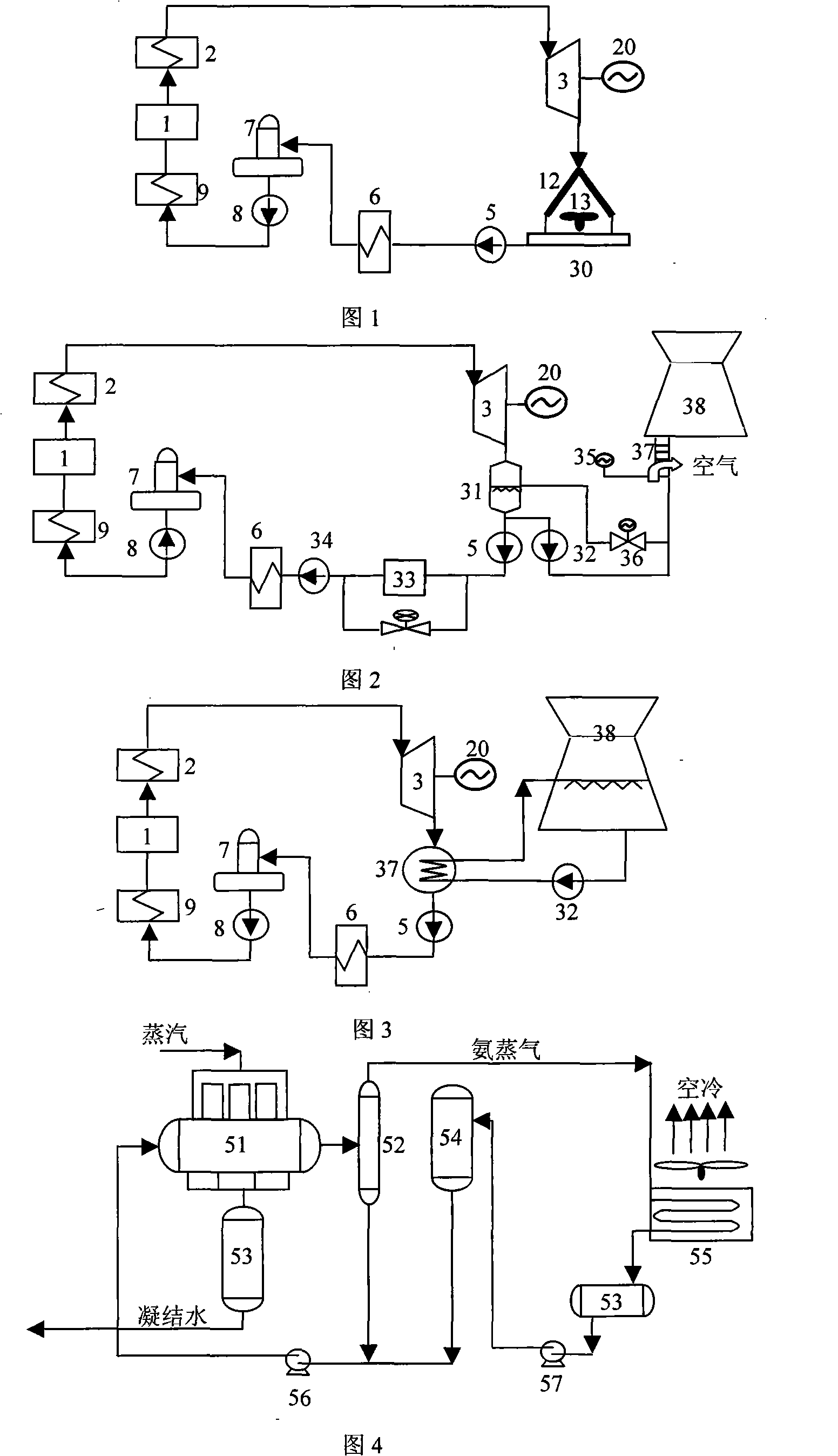 Indirect air cooling method and system for working medium adopting parallel-connection positive and reverse refrigeration cycle