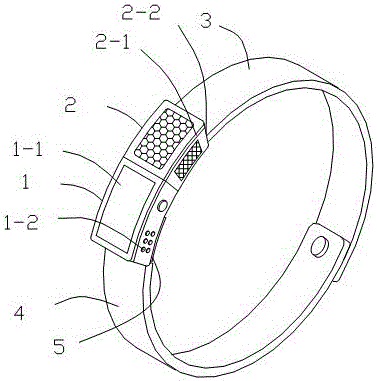 Novel intelligent child body temperature wrist ring