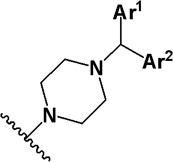 Piperazine compound and application thereof