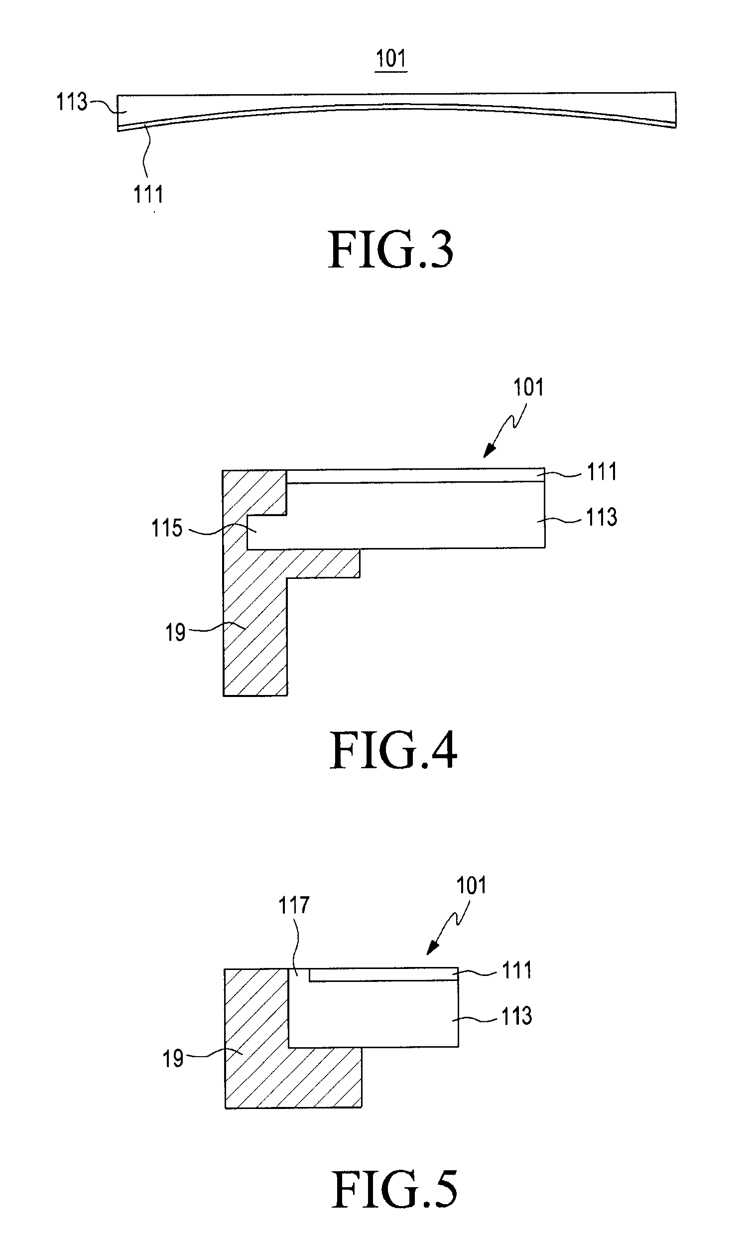 Display window member for portable terminal and method for fabricating the same