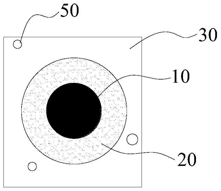 Packaging structure for regulating release rate of chlorine dioxide