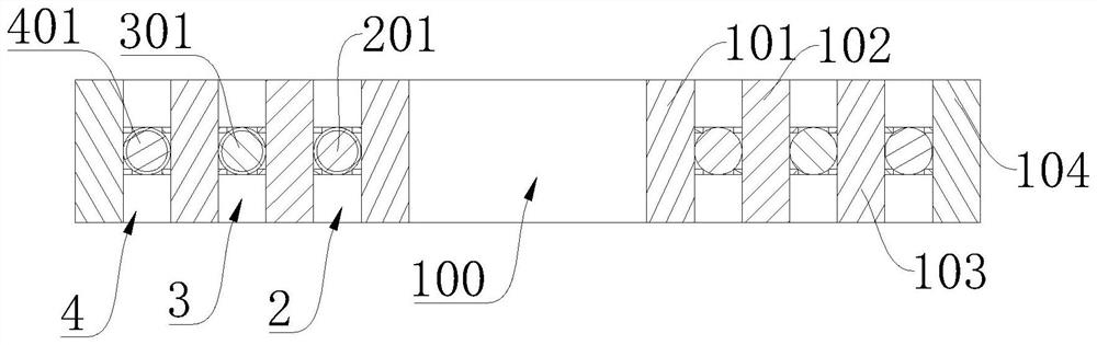 Three-layer bearing