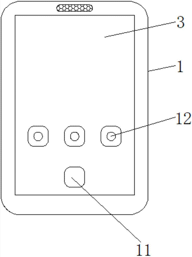 Electronic device integrating fingerprint identification function to touch control screen, and control method for same