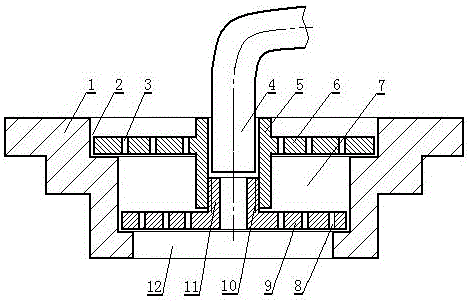 Double-layer filtering floor drain with insertion port for washing machine water outlet pipe