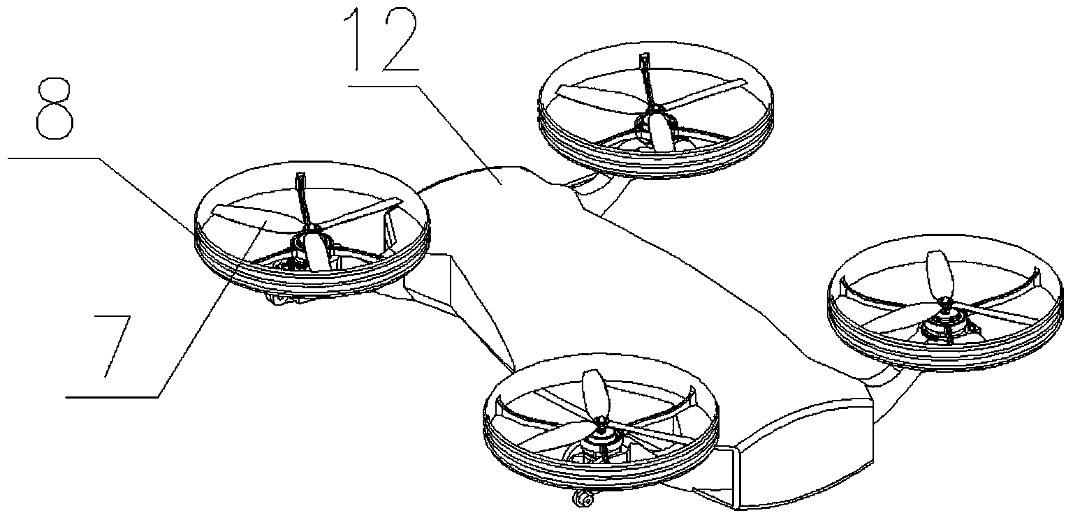 Air-ground amphibious vehicle