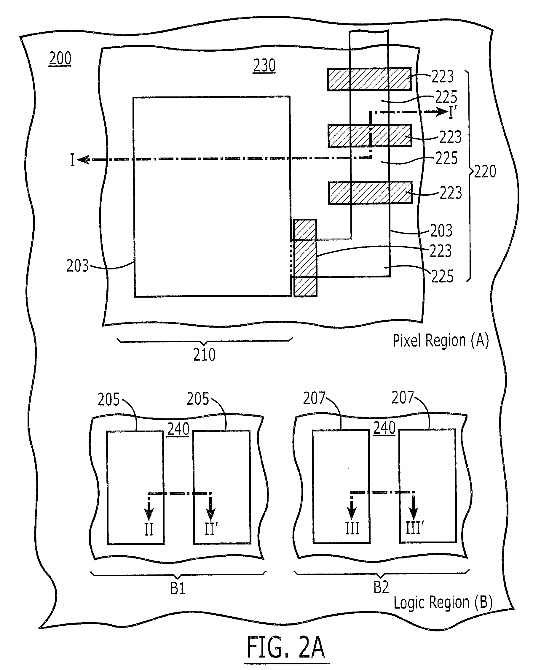 Image sensors including impurity layer adjacent isolation region