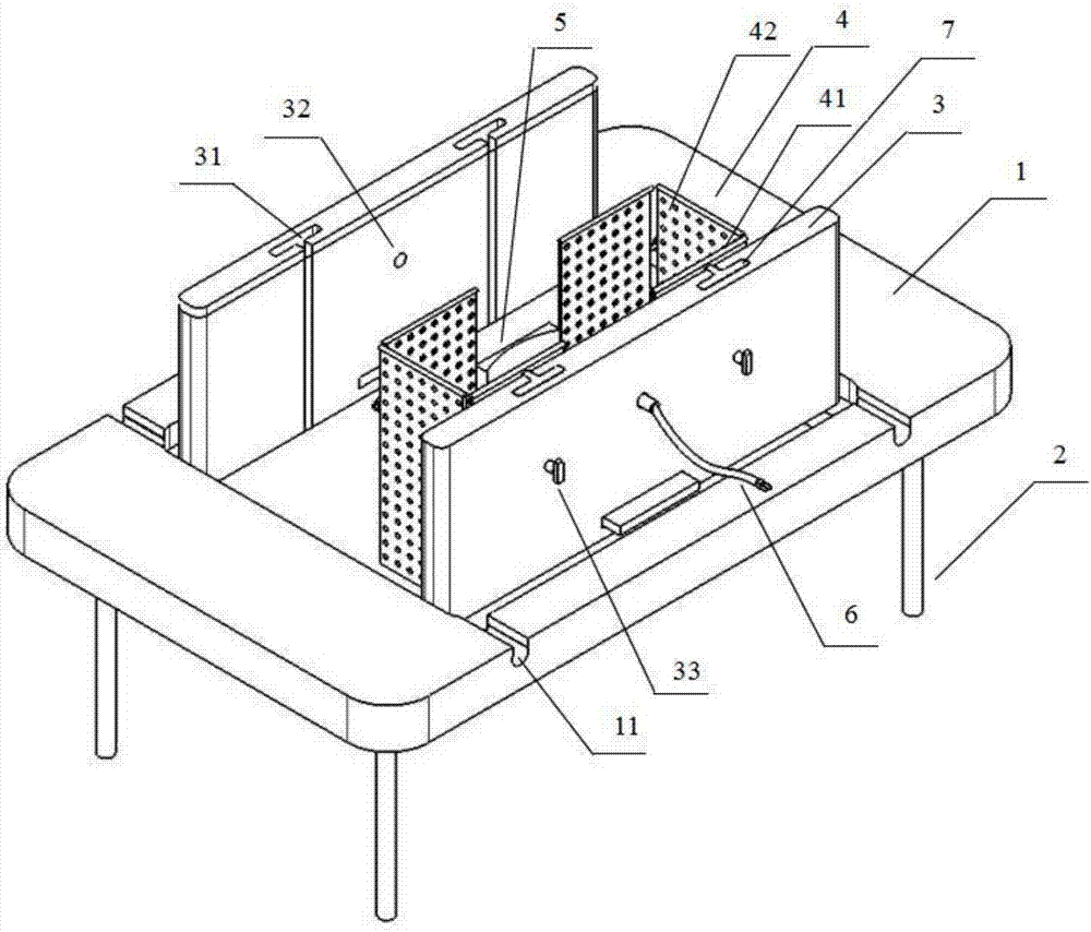 A portable film rack drying device