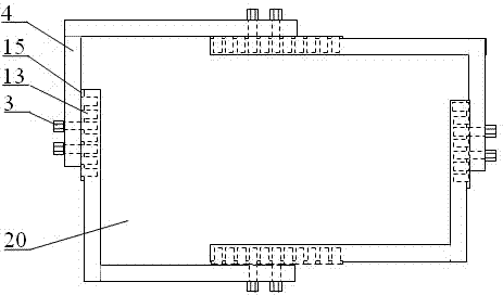 Composite field membrane separation experimental facility suitable for general flat sheet membrane element