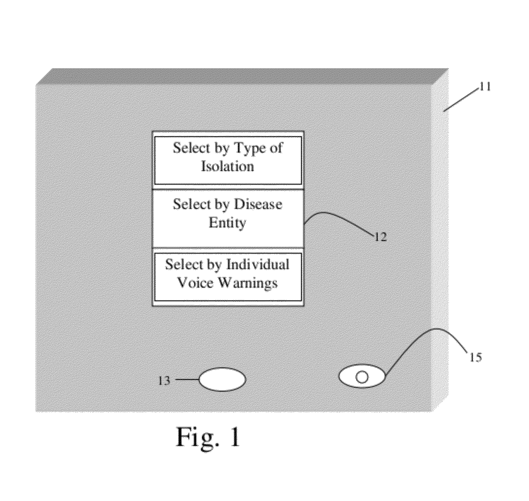 Infectious disease warning system