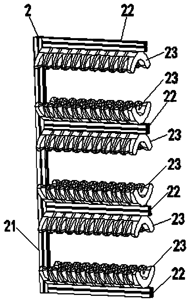 Transport vehicle for transporting aviation pipe