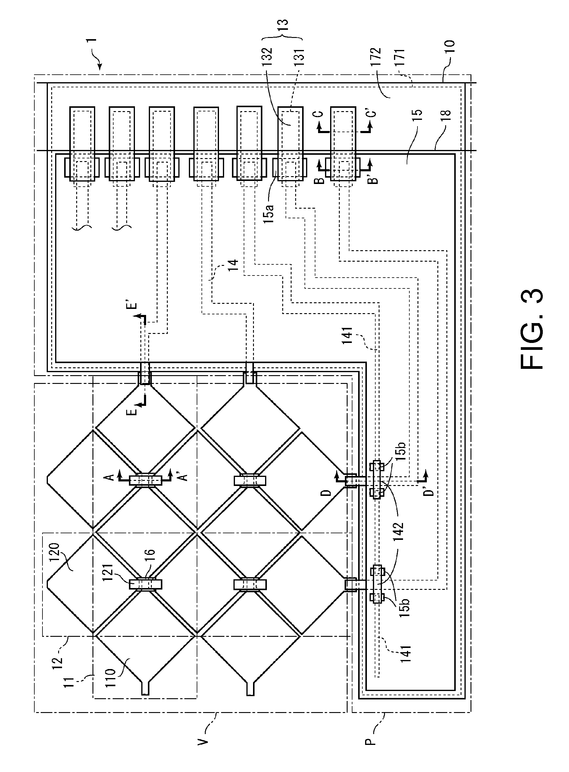 Touch panel, and display apparatus provided with touch panel