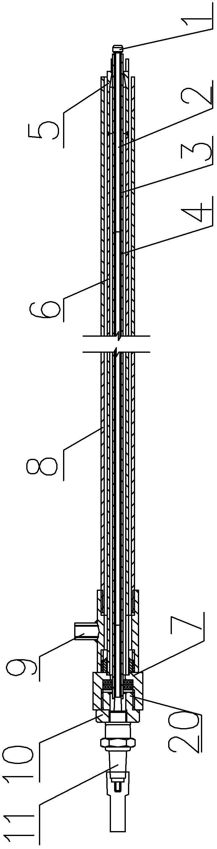 Ignition electrode suitable for multiple radiant tube burners