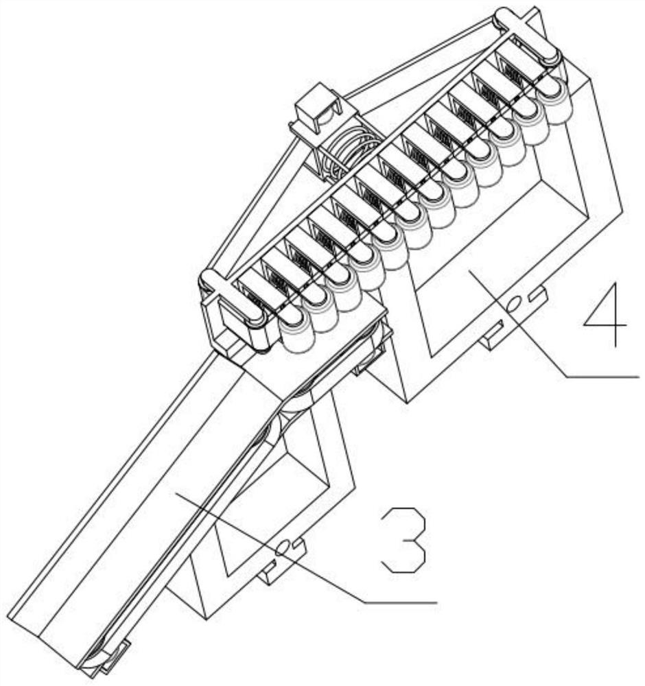 Radish tassel removing device