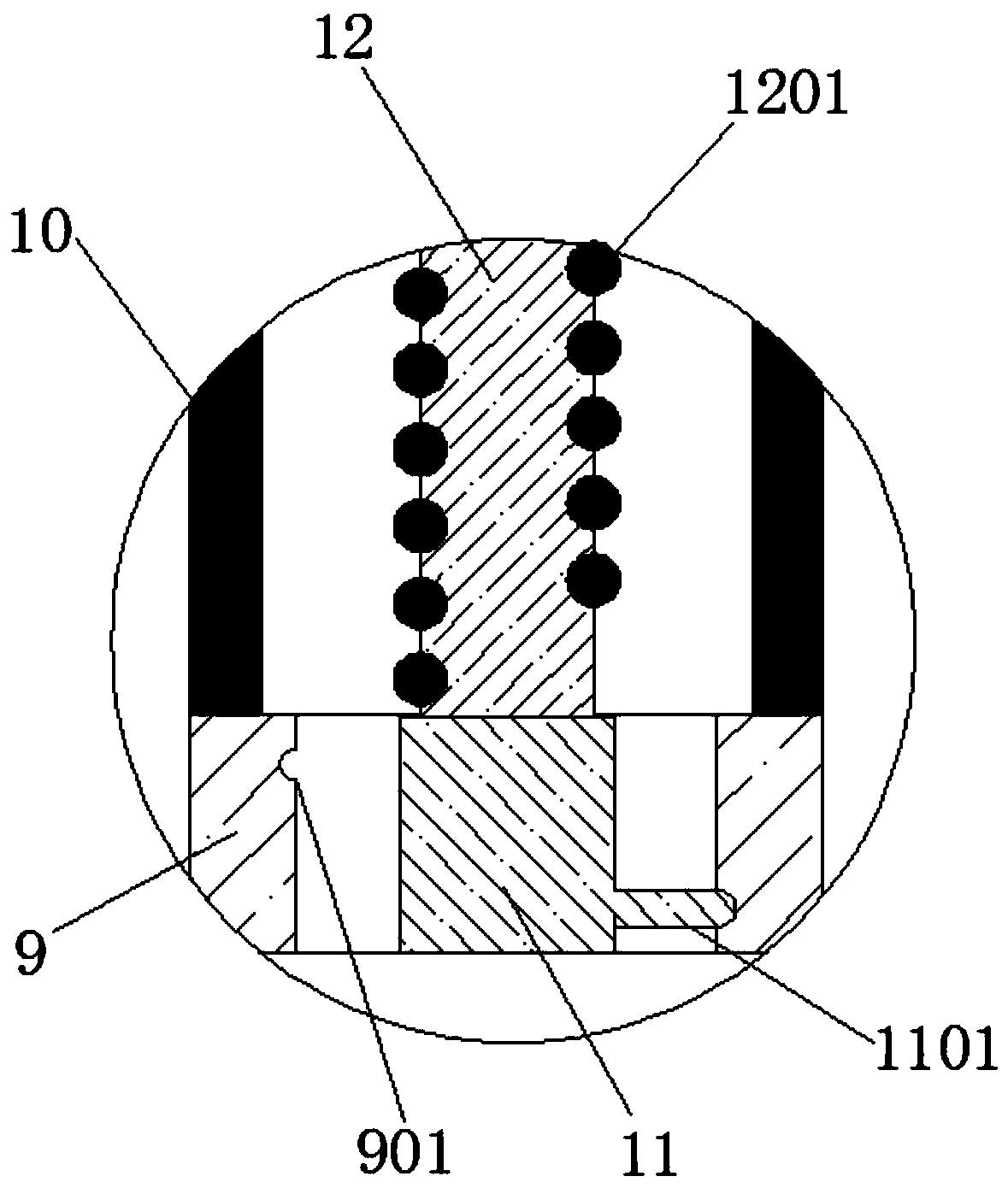 Environmental protection device for road dust removal by utilizing new energy