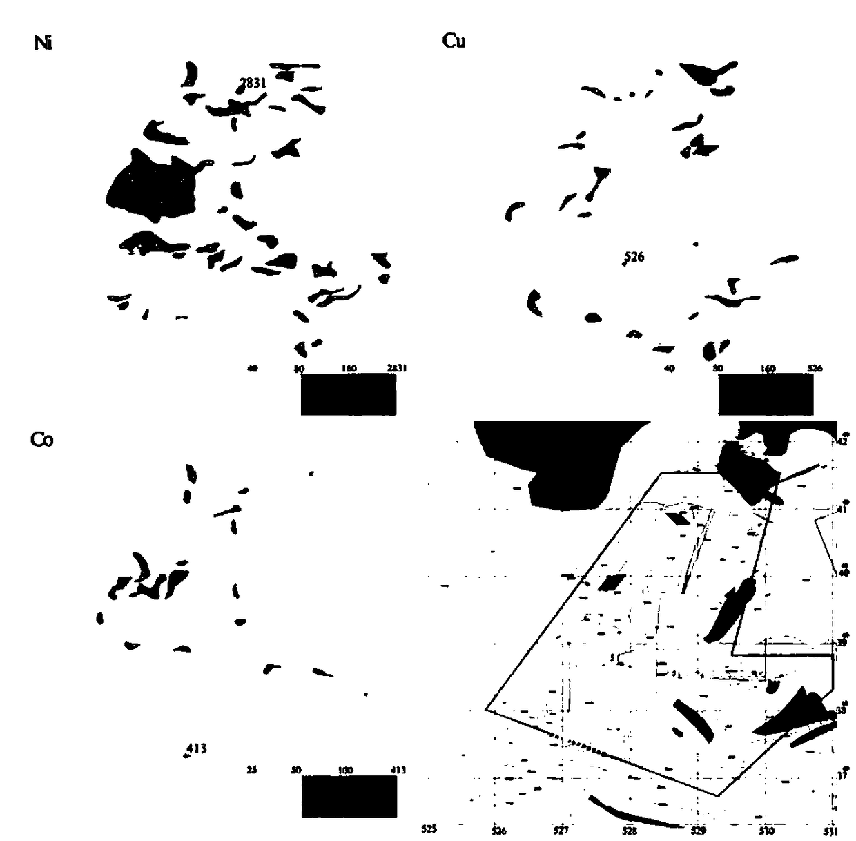 Prospecting method for orogenic magmatic melting nickel ore