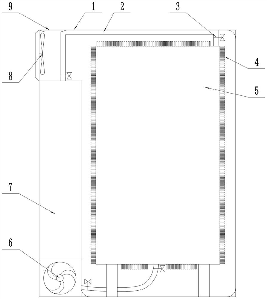 Automatic temperature and humidity adjusting system and method for ACU cabinet