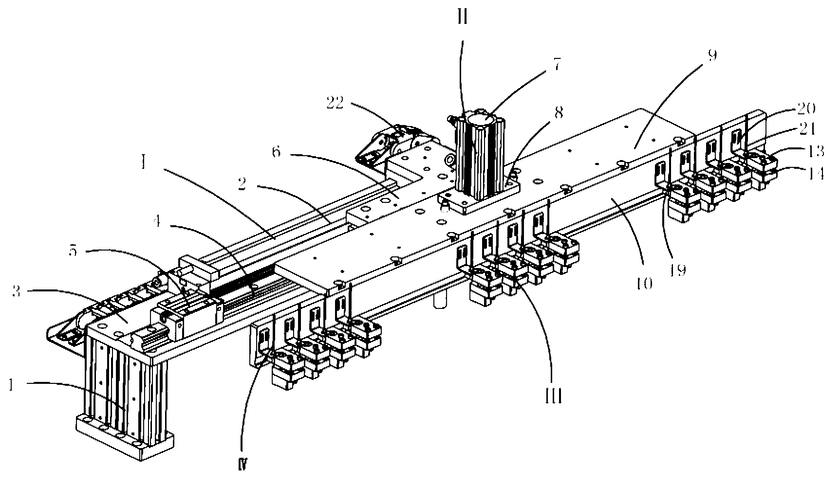 Automatic injection product carrying module