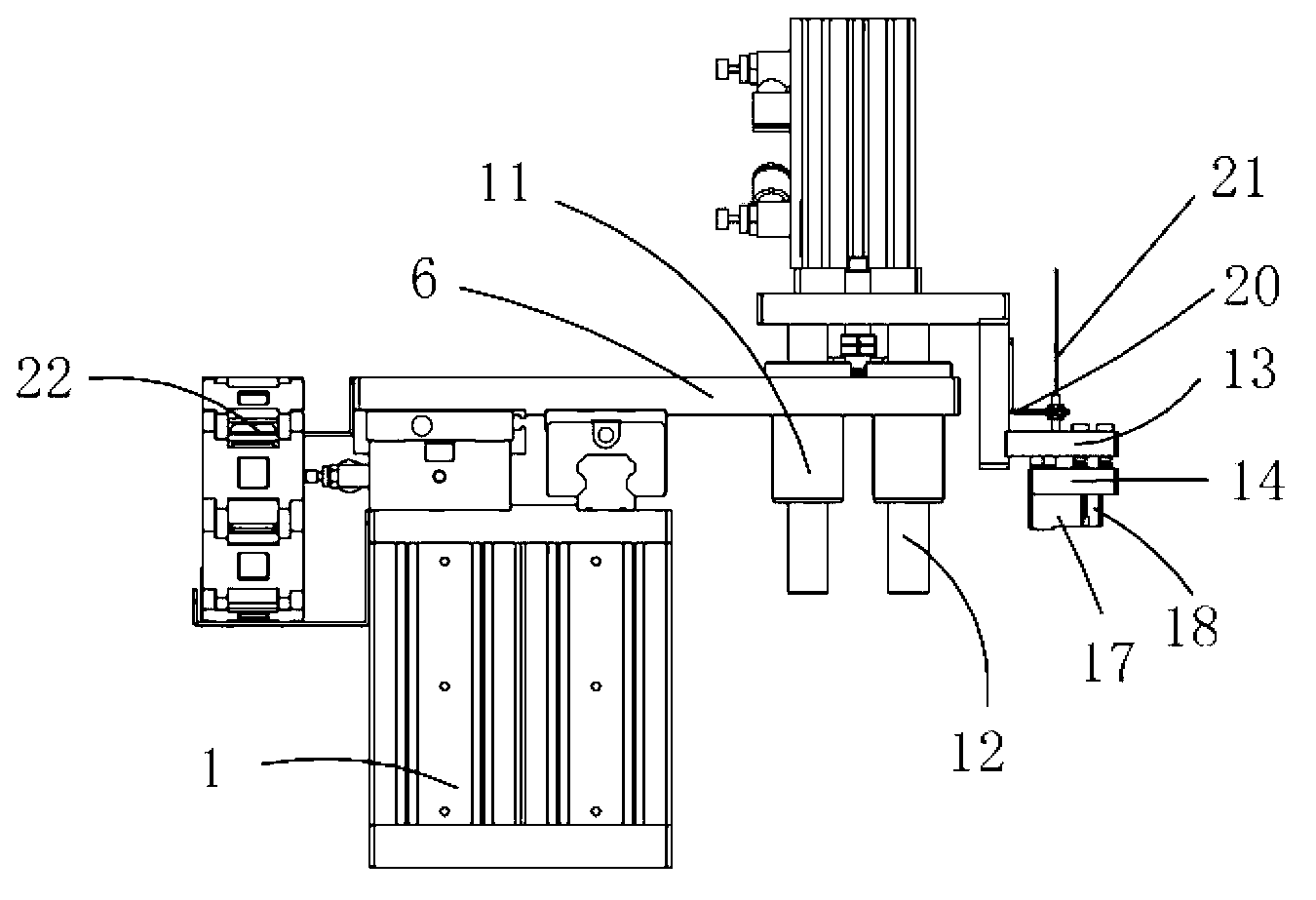 Automatic injection product carrying module