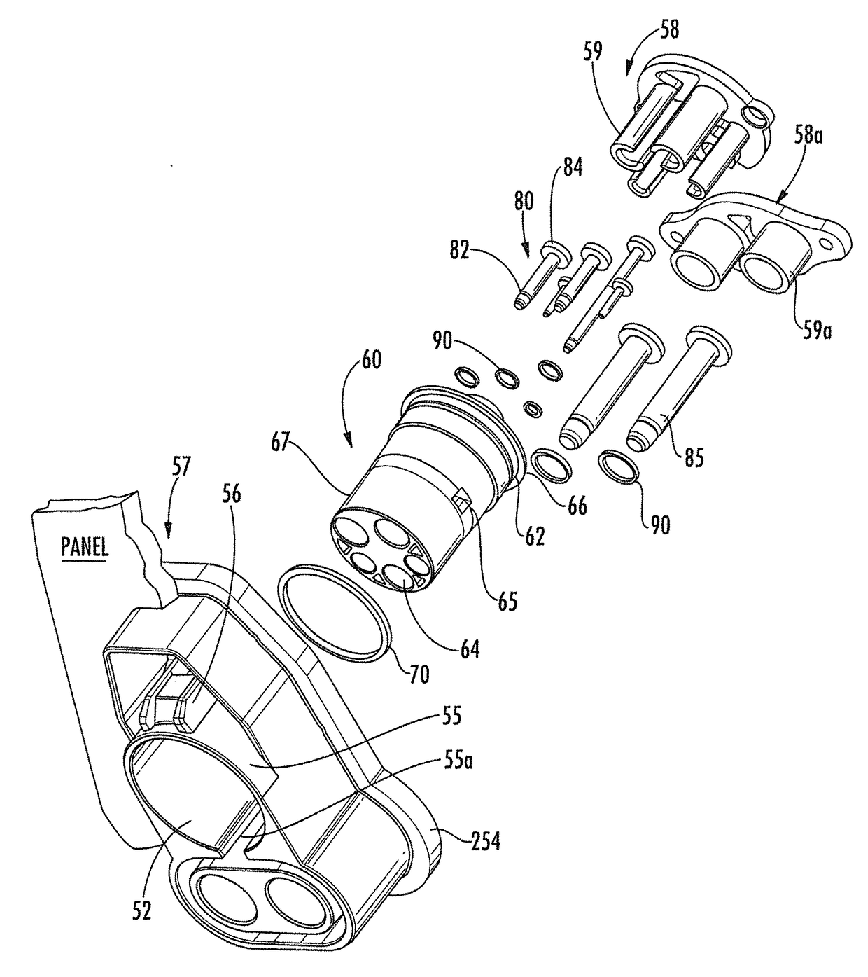 Charging connector and method of mounting the same