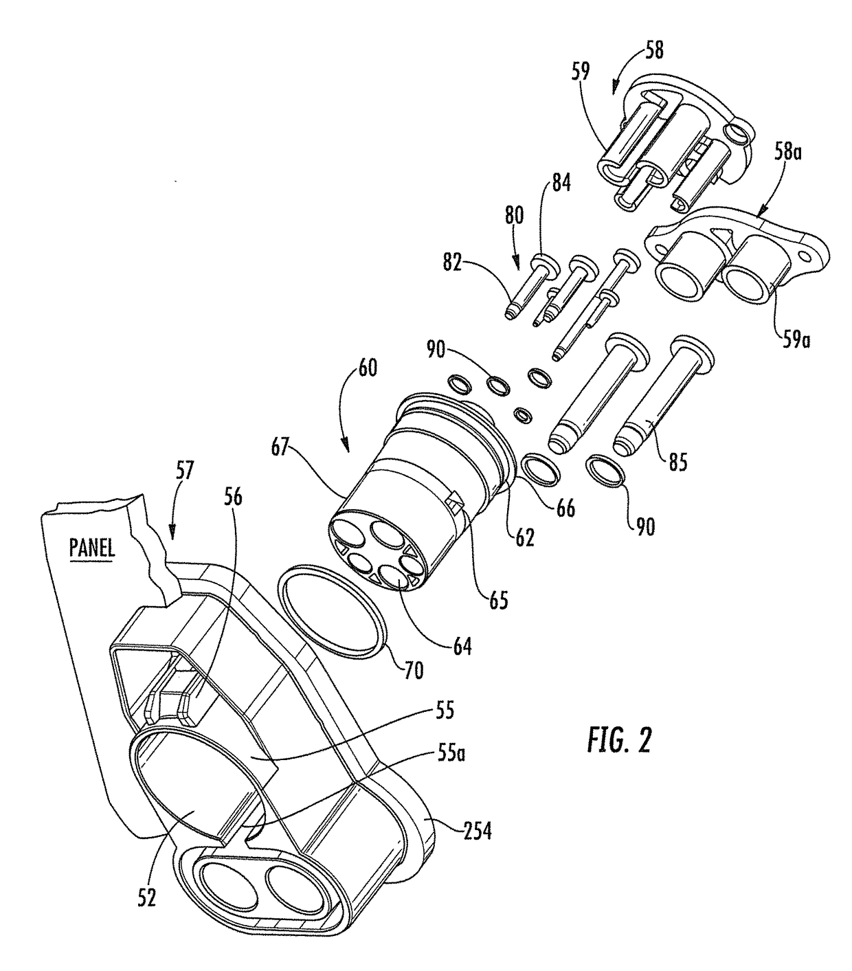 Charging connector and method of mounting the same