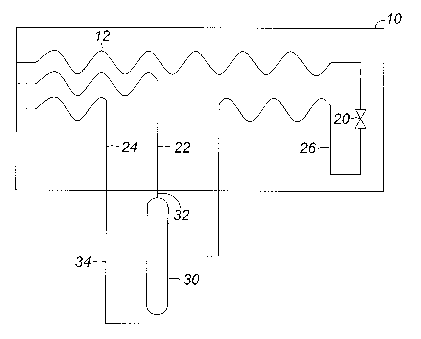 Separation of a Fluid Mixture Using Self-Cooling of the Mixture