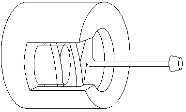 Clamp sleeve type medical ear ring