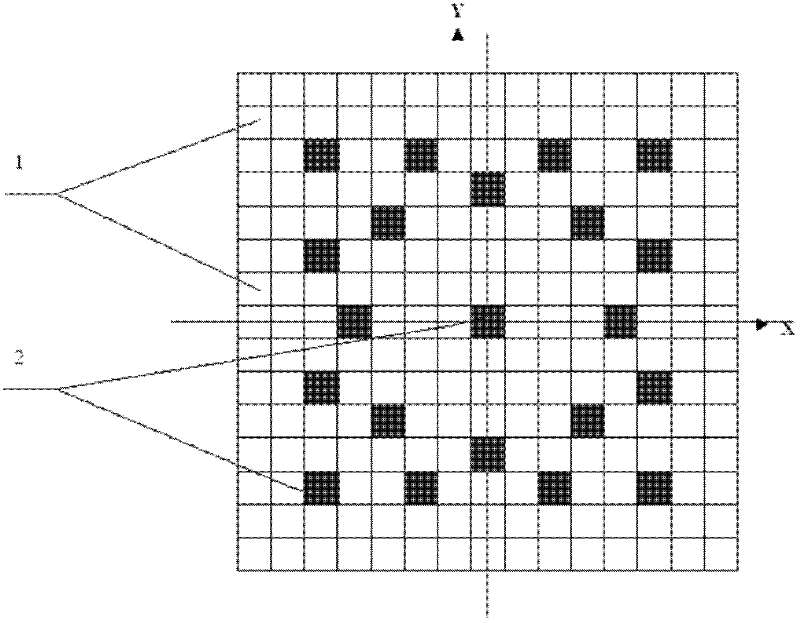 Method and device for positioning fuel rods in fuel assembly or fuel rod storage container