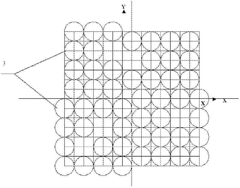 Method and device for positioning fuel rods in fuel assembly or fuel rod storage container