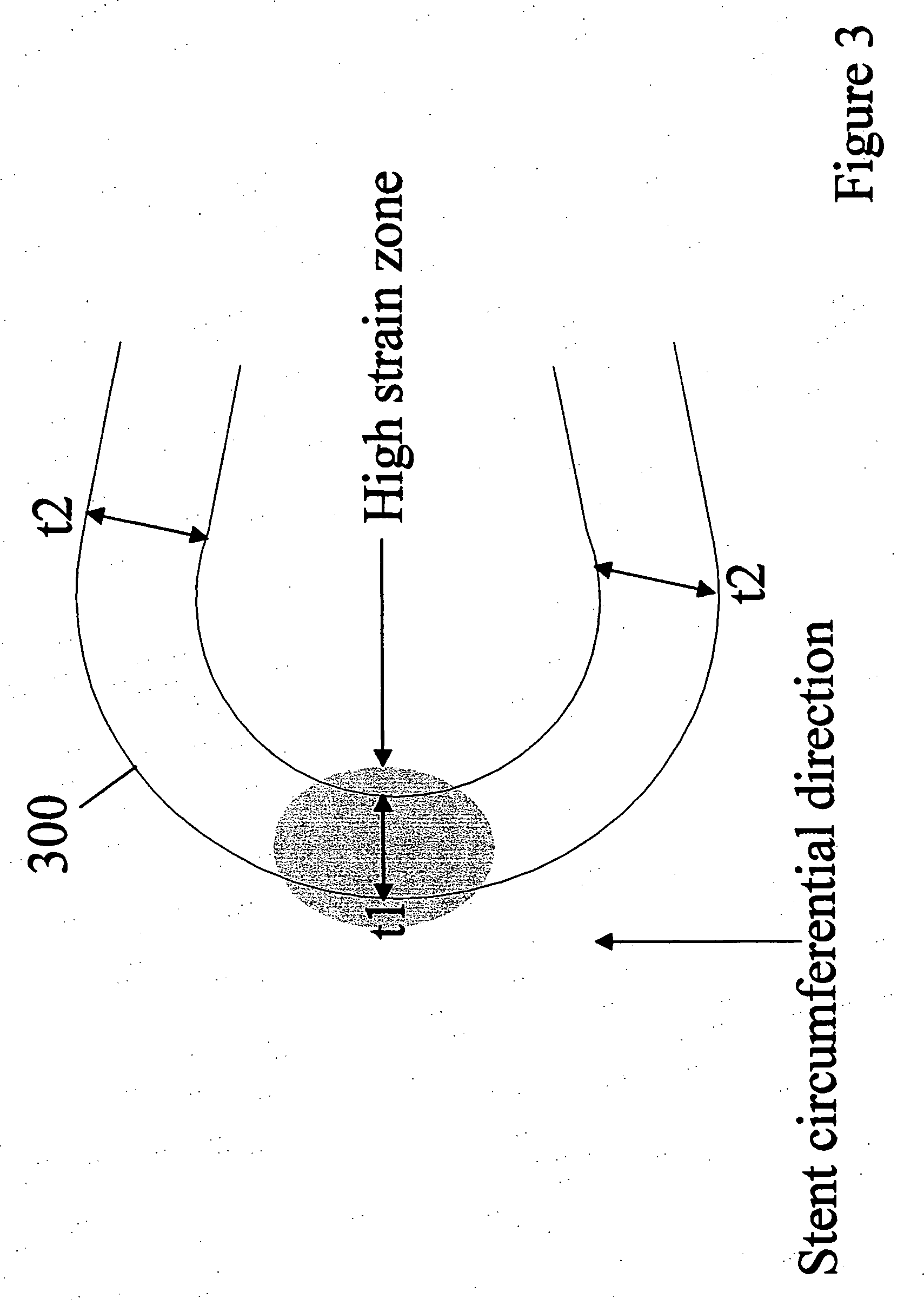 Polymeric stent having modified molecular structures