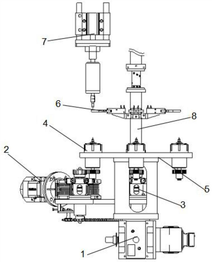 Clamping Mechanism of Four-station Turntable of CNC Quenching Machine