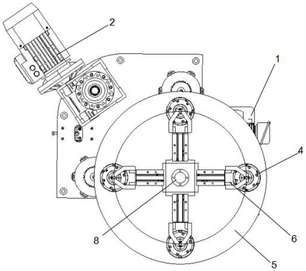 Clamping Mechanism of Four-station Turntable of CNC Quenching Machine