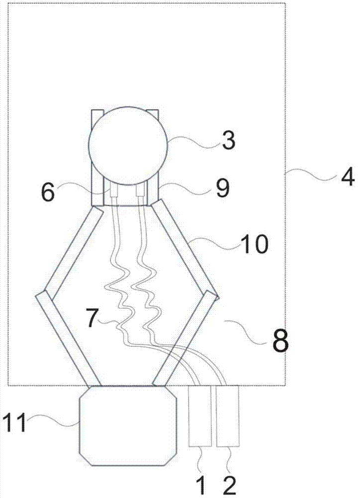 Wafer reaction chamber cleaning device